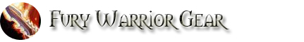 Fury Warrior Class Guide