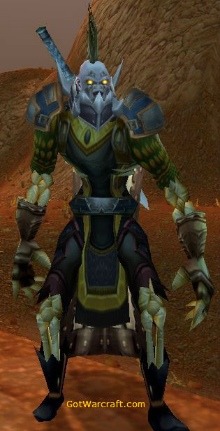 Leveling an Undead Warrior, this pic is from level 40 or so. 