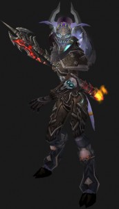 Female Draenei Death Knight, Darkruned Battlegear
