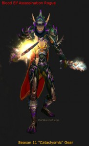 Blood Elf Rogue in Season 11 gear