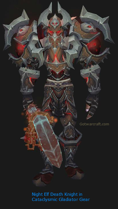 Night Elf Death Knight in Season 11 Gear