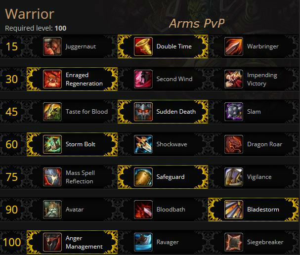 Best PvP Talents for Arms Warrior - Dragonflight 10.2.0 PvP Guide