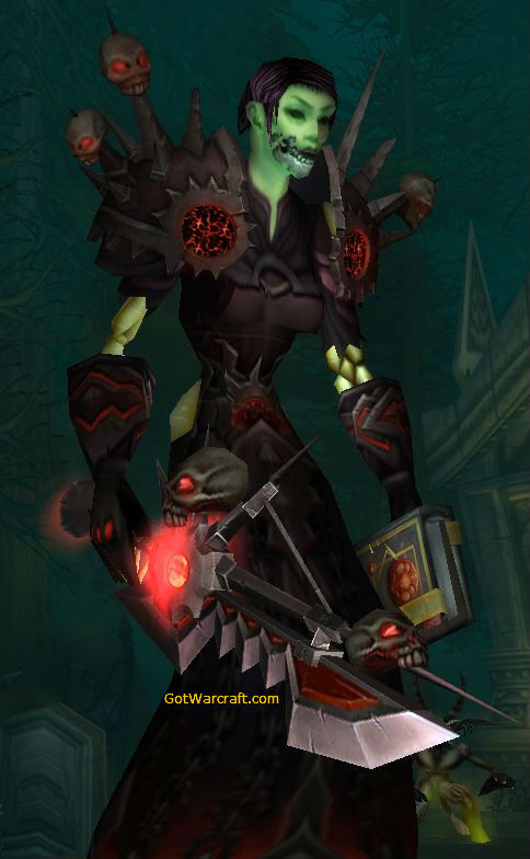 Undead Warlock in Corruptor Gear