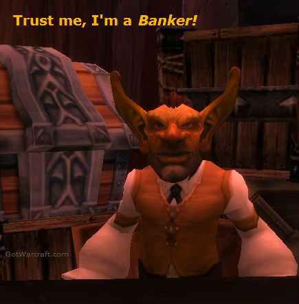Trust me, I'm a banker