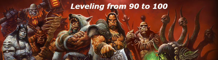 leveling from 90 to 100