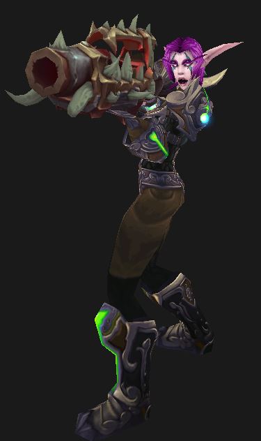 Night Elf Hunter with Gun