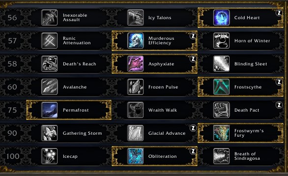 The Death Knight Leveling Guide For BFA   Frost Death Knight Leveling Talents 