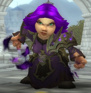 Gnome warlock, spoiling for a fight!