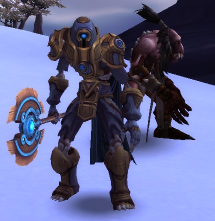 Unholy Death Knight with pet in Draenor